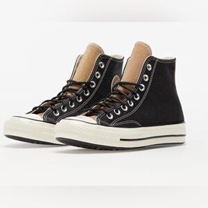 Authentic CONVERSE CHUCK 70 GLITTER sizes 8 women’s. Black/ Gold/ Egret